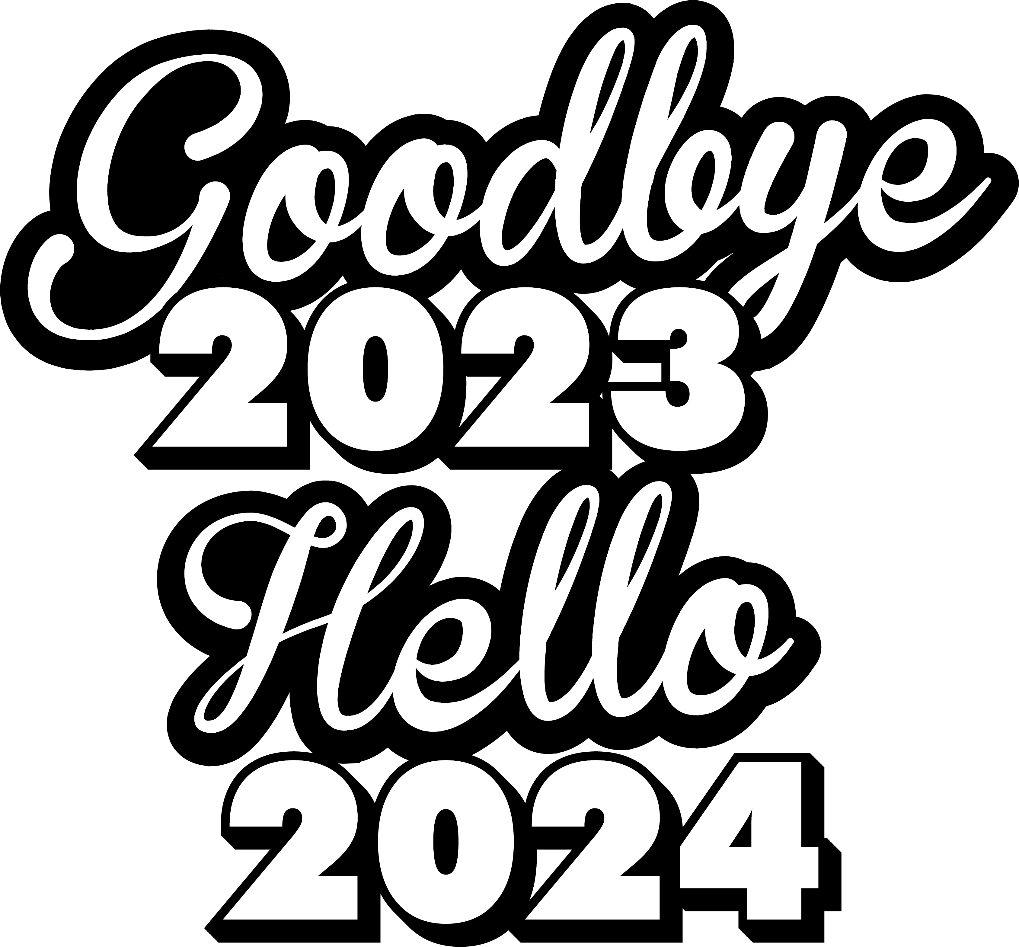 15 GOODBYE 2023 HELLO 2024