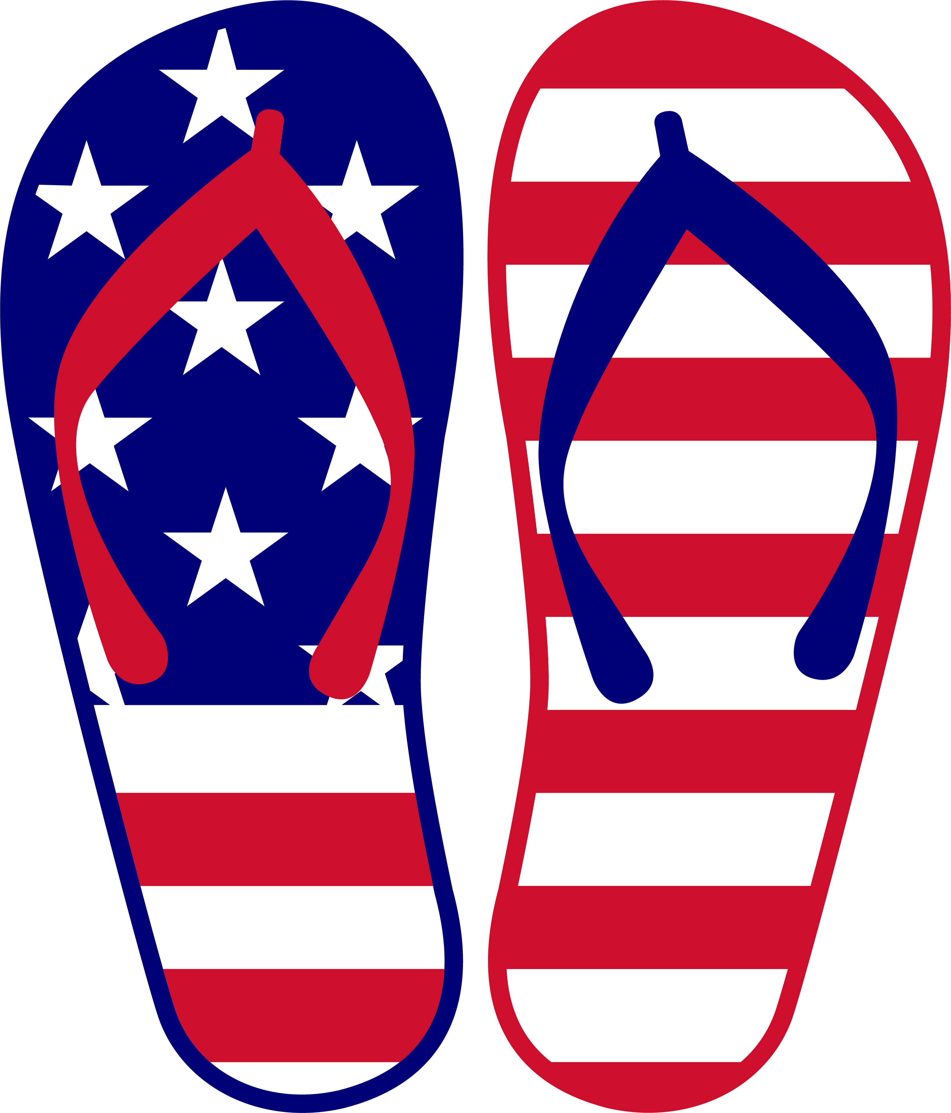 Flip Flops 4th of july