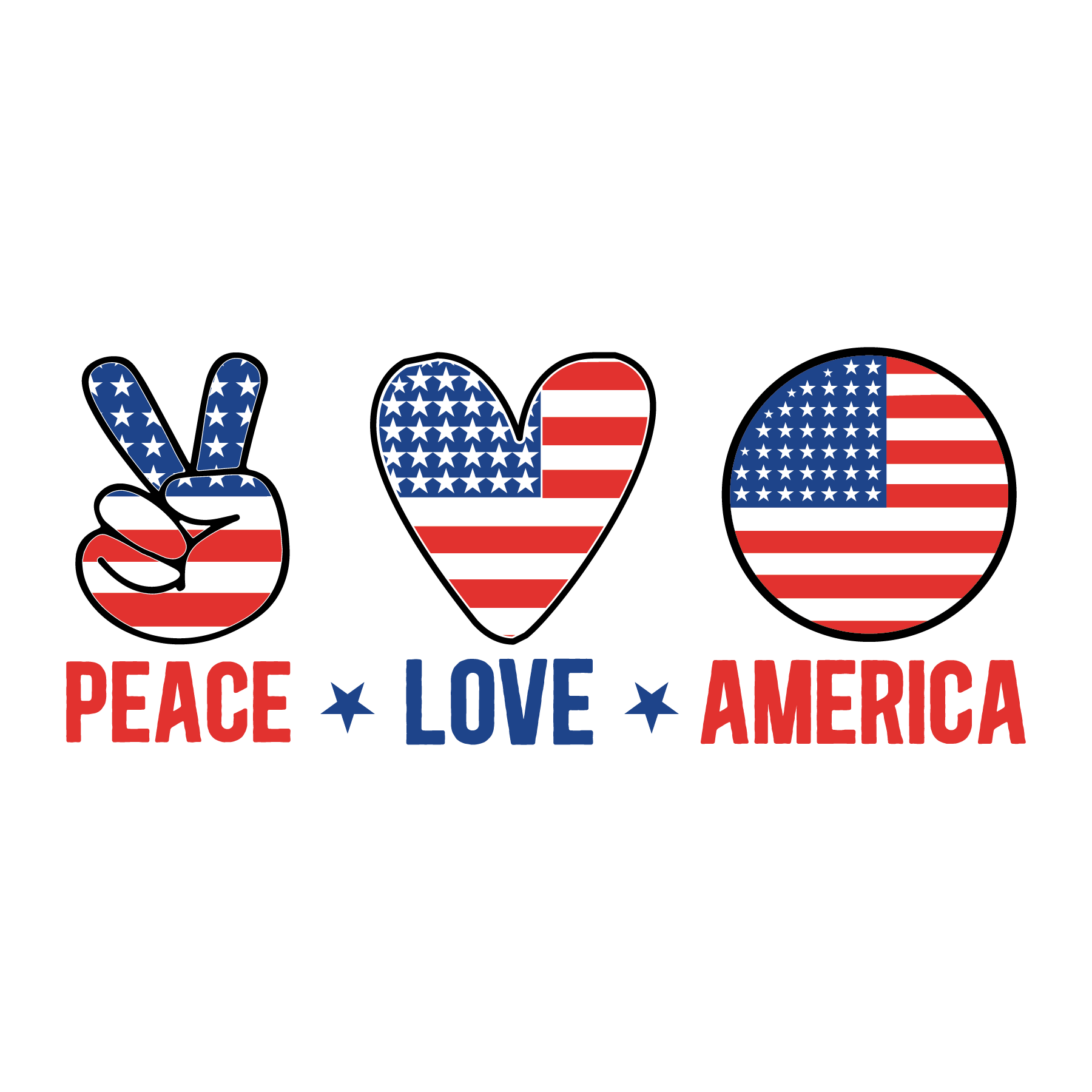 Peace Love America-01