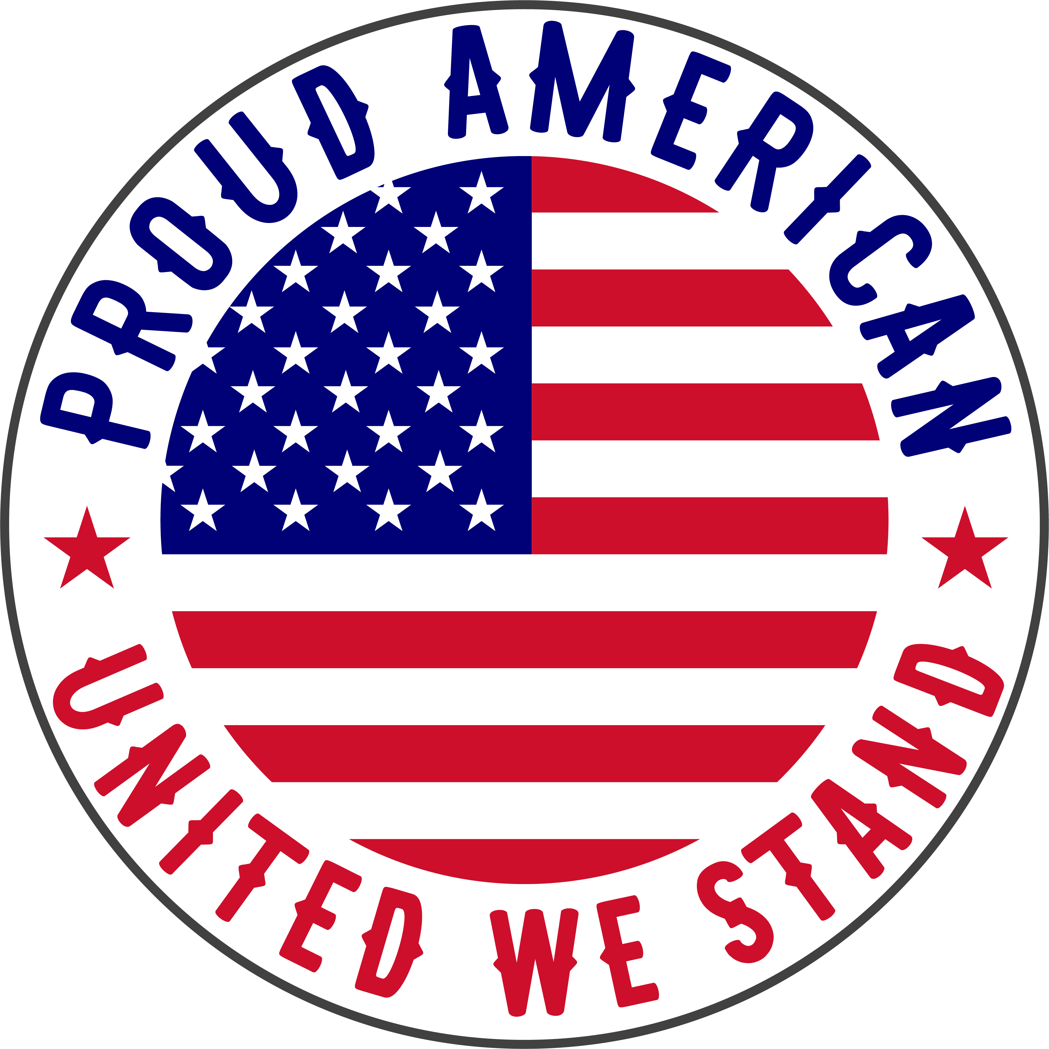 Proud american united we stand