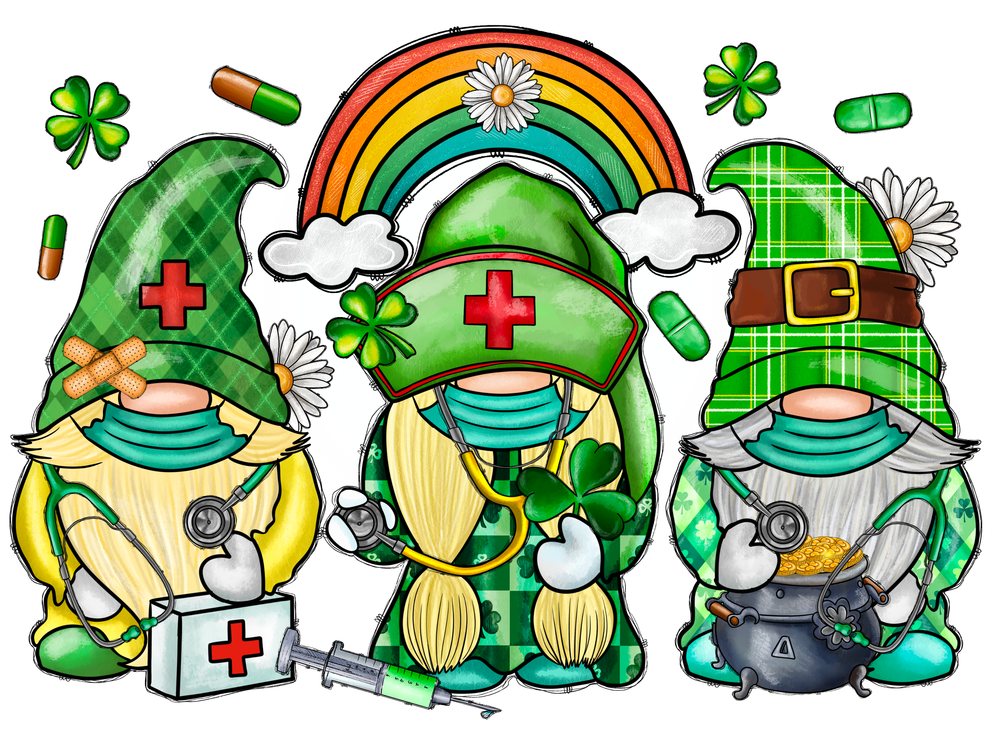 StPatricksDayNurseGnome